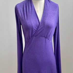 Athleta Purple Heathered Top